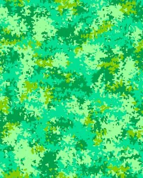 Digital fashionable camouflage pattern Stock Illustration