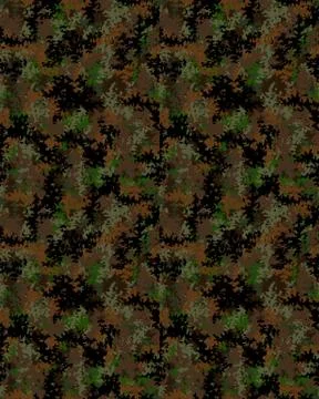 Digital fashionable camouflage pattern Stock Illustration