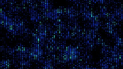 Digital Fiber Hi Tech Binary Code, High Speed Line Abstract Technology Vídeos de archivo 339262349