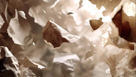 Digital Field of Fragments Stock Footage 308246714