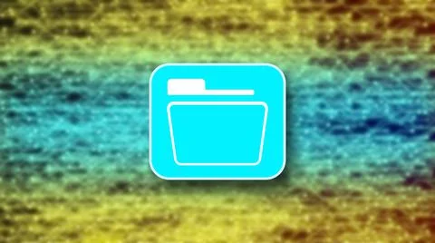 Digital file Icon on blur digital background. 스톡 일러스트