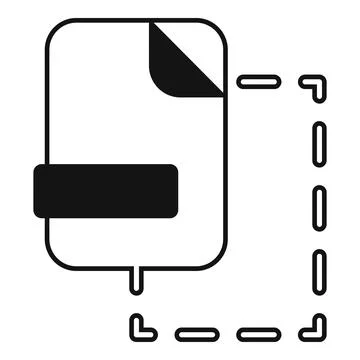 Digital file transferring through secure connection, data sharing concept Stock Illustration