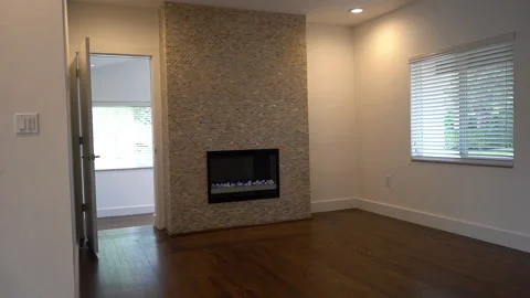 Digital Fireplace Display Stock-Footage 149990493