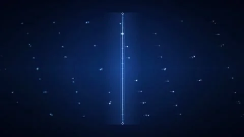 Digital Firewall Blocking Cyber Threat Blue Data Particles Cybersecurity Barrier 動画素材 347182543