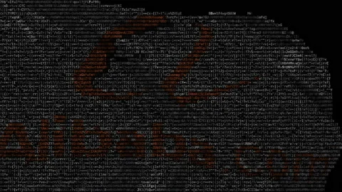 Digital flag with Alibaba logo on the screen. Editorial looping animation Stock Footage 145117658