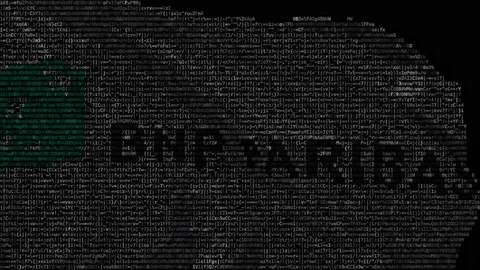 Digital flag with BNP Paribas logo on the screen. Editorial looping animation Stock Footage 145159477