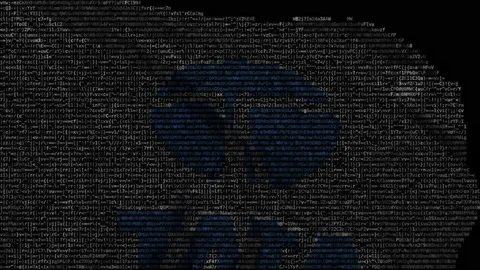 Digital flag with Tata logo on the screen. Editorial looping animation Stock Footage 145326859