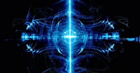 Digital Flame Animation of Light Effects in 4K Stock Footage 61965972