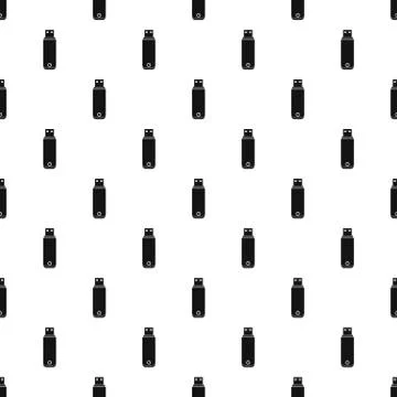 Digital flash drive pattern seamless vector Stockillustratie
