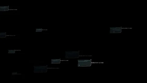 Digital Floating Numbers Stock Footage 82130495