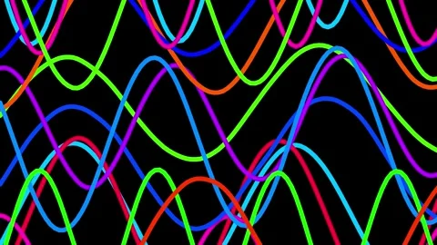 Digital Flow: The beauty of interconnected structures Stock Footage 249993748