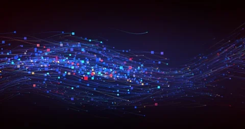 Digital Flow Stockbeeldmateriaal 101913608