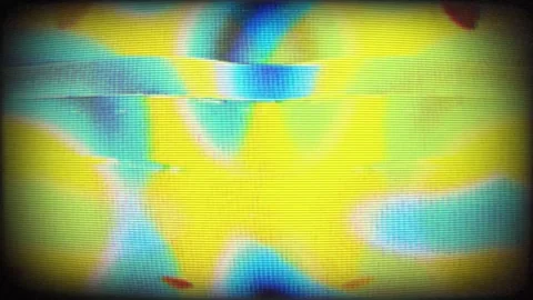 Digital Flow Interference Glitch Visual Stock Footage 322604196