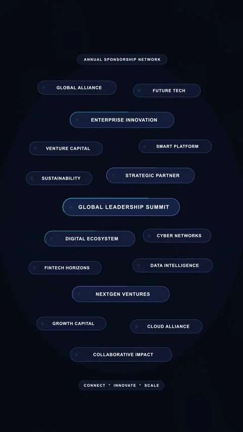 Digital flowchart structure infographic animation blue dark cyberspace 스톡 동영상 347051904