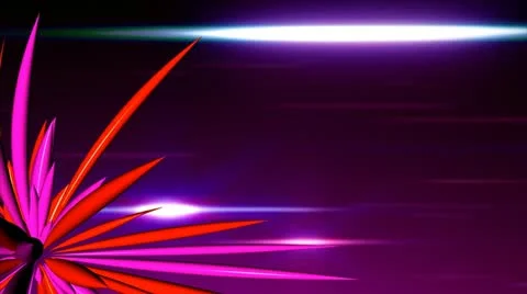 Digital flower 3D. Intro, Logo,  Background Stock Footage 22107680