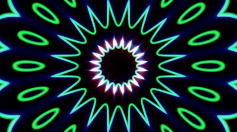 Digital Flower Background Loop Stock Footage 32530147