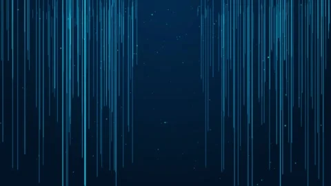 Digital Flowing digital lines cyberspace flows through broken, winding, high Stock Footage 277092640