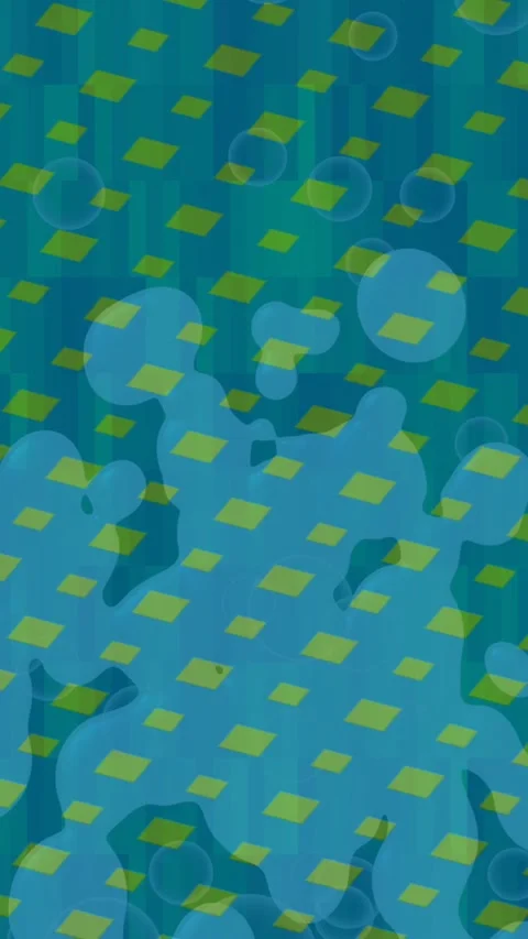 Digital Flowing Shapes Visual Experience Stock Footage 328678233