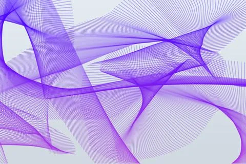 Digital flowing wave pattern with luminous abstract gradient effect Stock Illustration