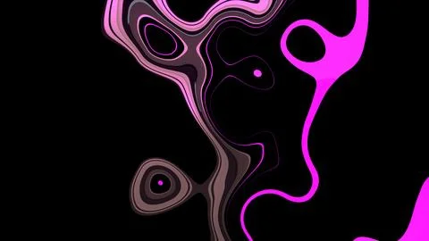 Digital fluid art design. Tender and dreamy design. Seamless liquid marble .. Stock Illustration
