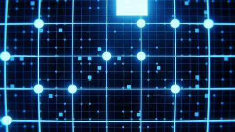 Digital fly code background loop. Big Data code network. Stock Footage 172341144