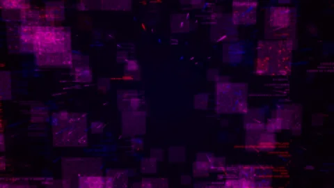 Digital flying background with a network data code, seamless loop. Animation Video stock 161878746