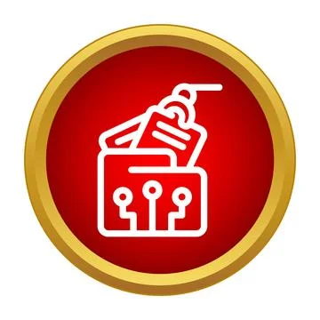 Digital folder managing data and server storage 스톡 일러스트