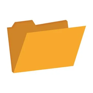 Digital Folder open symbol techonlogy 스톡 일러스트