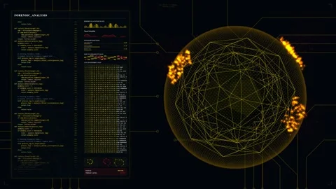 Digital Forensic Analysis: High-Level Scripting Malware Detection Stock Footage 333934035