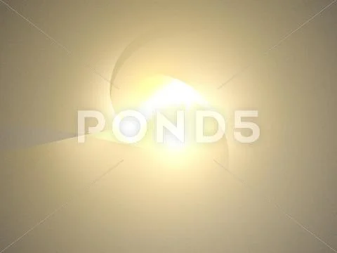 Digital fractal on black Stock Photos