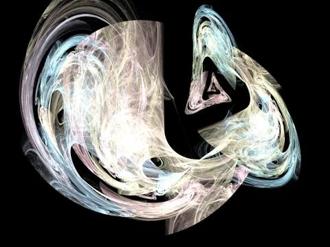 Digital fractal Ilustración de archivo