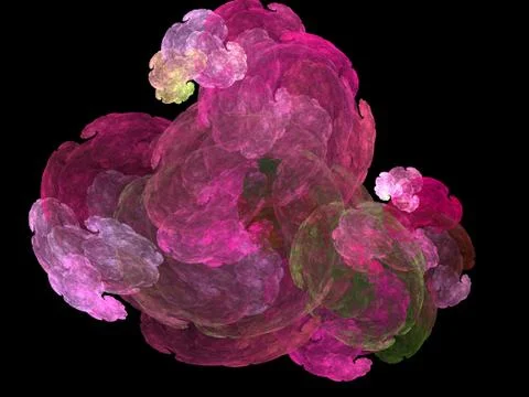 Digital fractal Stock Illustration
