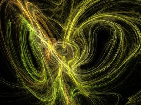 Digital fractal Stock Illustration