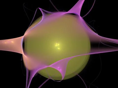 Digital fractal Stock Illustration