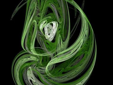 Digital fractal Stock Illustration