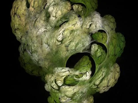 Digital fractal Stock Illustration