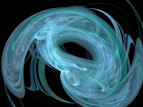 Digital fractal Stock Illustration
