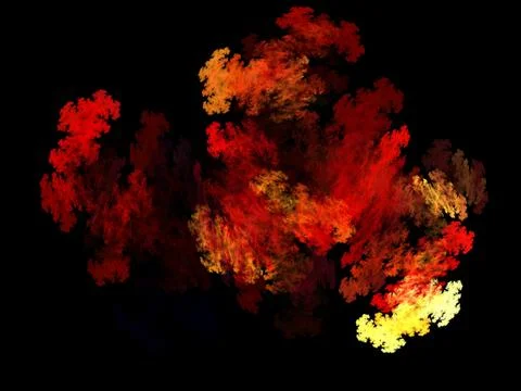 Digital fractal Stock Illustration