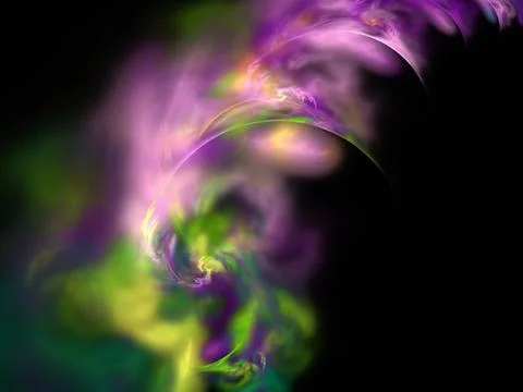 Digital fractal Stock Illustration