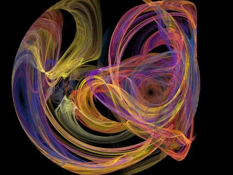 Digital fractal Stock Illustration