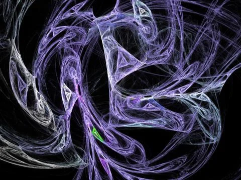 Digital fractal Stock Illustration