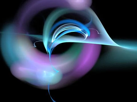 Digital fractal Stock Illustration