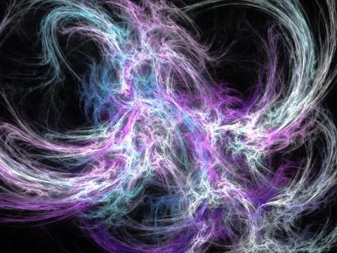 Digital fractal Stock Illustration