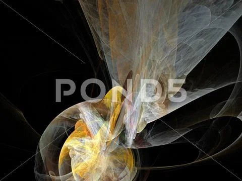 Digital fractal Stock Illustration