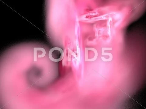 Digital fractal Stock Illustration