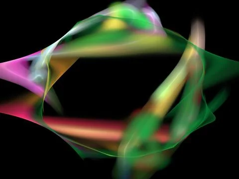 Digital fractal Illustrazione stock