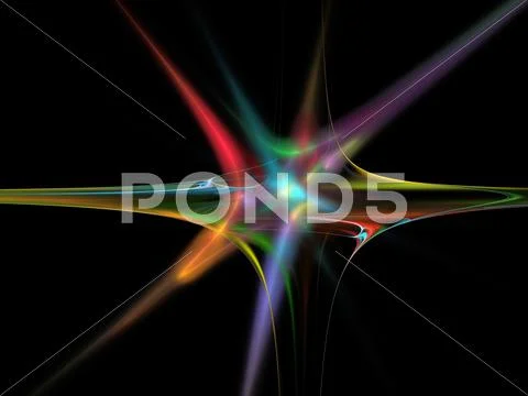 Digital fractal Stock Illustration