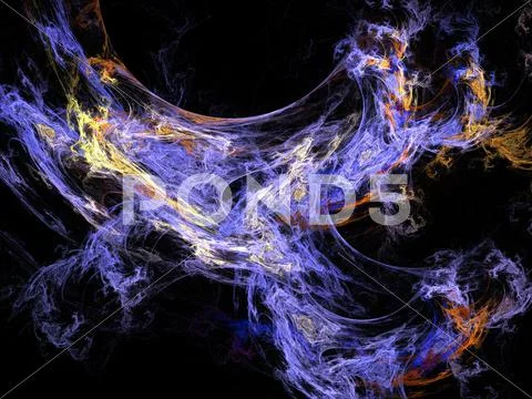 Digital fractal Stock Illustration