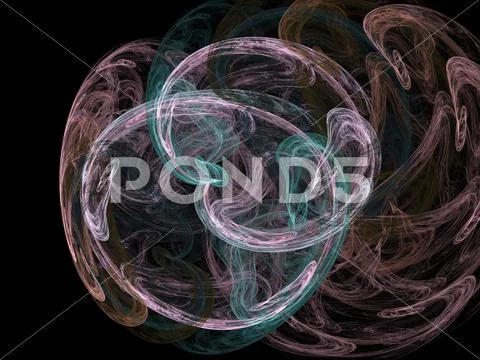 Digital fractal Stock Illustration