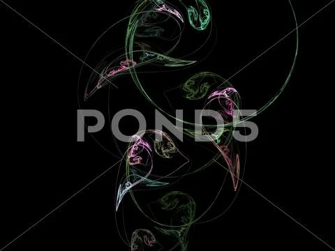 Digital fractal Stock Illustration